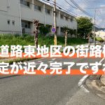周回道路の街路樹剪定近々完了します。