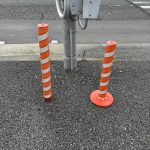 安全ポール・安全灯の要望書提出