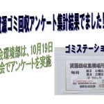 　　　資源ゴミ回収アンケート